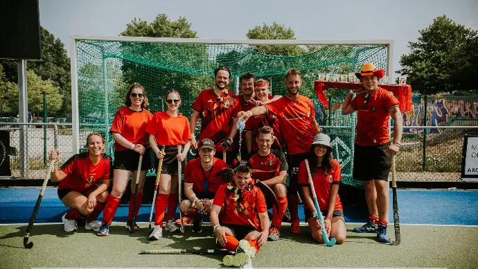 FieldGood 2022 Hockey Tournament fieldhockey hockey Louvain-la-Neuve folklore équipe belgique belgitude