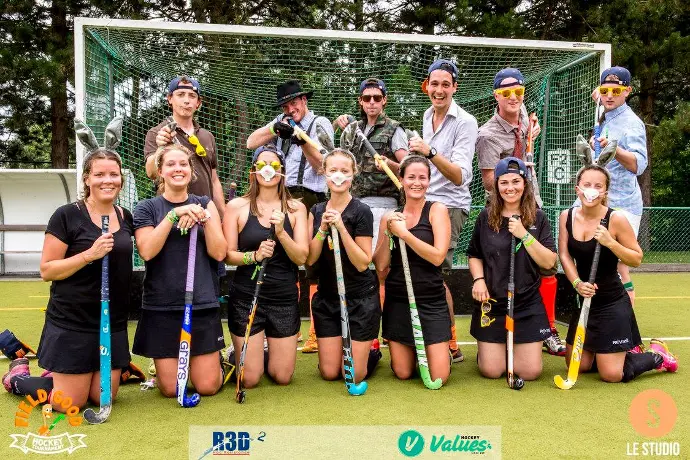 FieldGood Hockey Tournament Louvain-la-Neuve Club fieldhockey Belgique tournoi all-inclusive sport folklore déguisement DYI