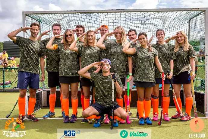 FieldGood Hockey Tournament Louvain-la-Neuve Club fieldhockey Belgique tournoi all-inclusive sport folklore déguisement DYI